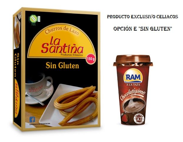 Desayuno Madrileño opcion E sin gluten apto para celiacos