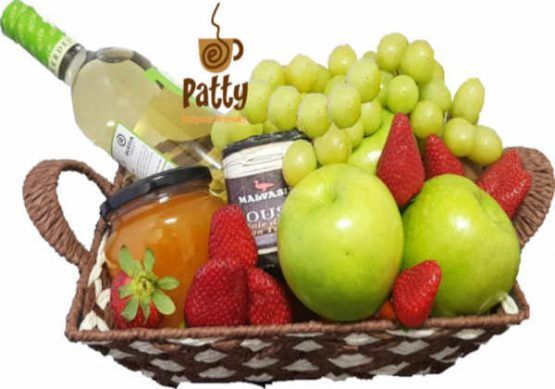 Cesta de frutas a domicilio - Patty Alsacia - Patty Desayunos Originales