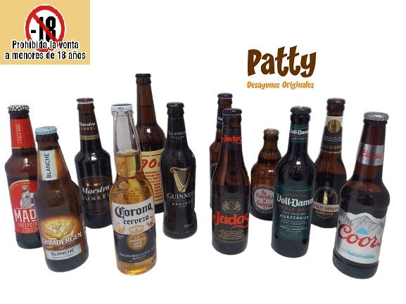 Regalo Original Cervezas personalizadas - Cubo de cervezas a domicilio - Cerveza a domicilio - Regalos Originales Patty Desayunos