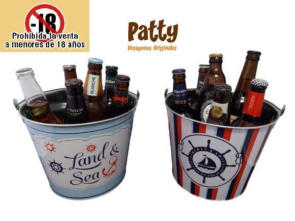 Regalo Original Cervezas personalizadas - Cubo de cervezas a domicilio - Cerveza a domicilio - Regalos Originales Patty Desayunos